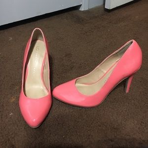 Pink high heels
